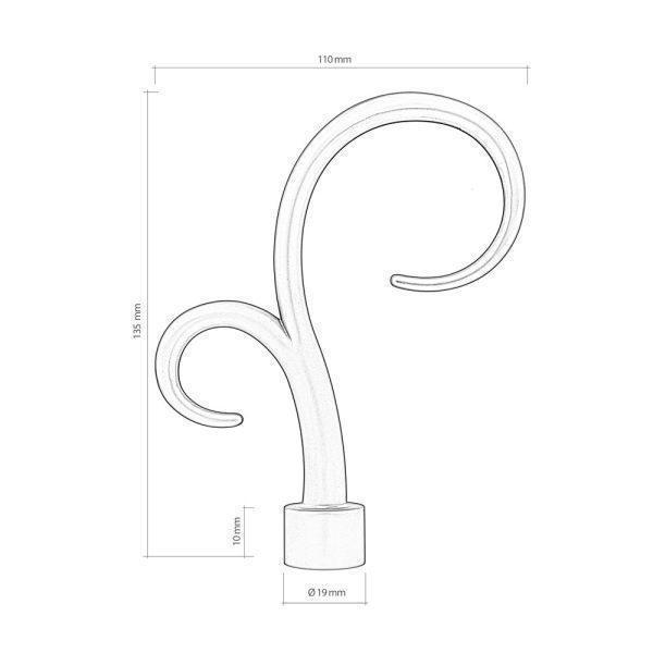 Endknöpfe Emily rechts 19mm – Bild 2